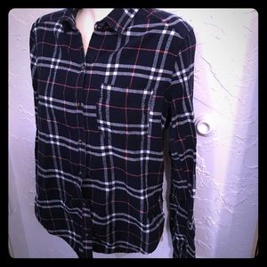 🍁Hollister Plaid Flannel, Size S